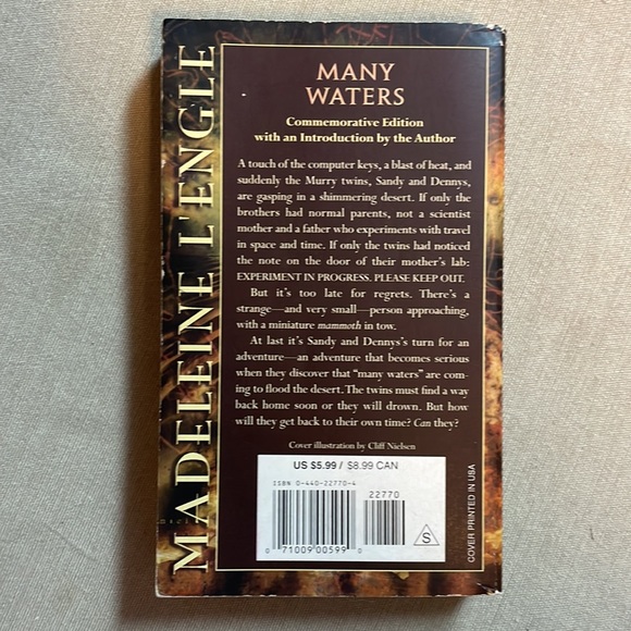 📚2/$6 Many Waters #4 in the Time Quartet - Picture 2 of 12